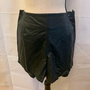 Jennifer Lopez faux leather shorts. Size 10.NWT